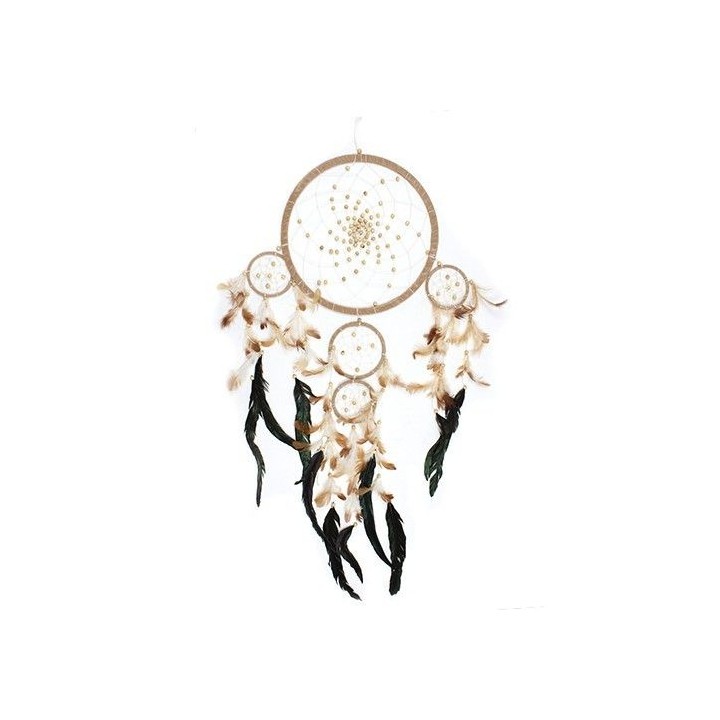 Bali Dreamcatchers - XLarge Round - Cream/Coffee/Choc - zdjęcie produktu