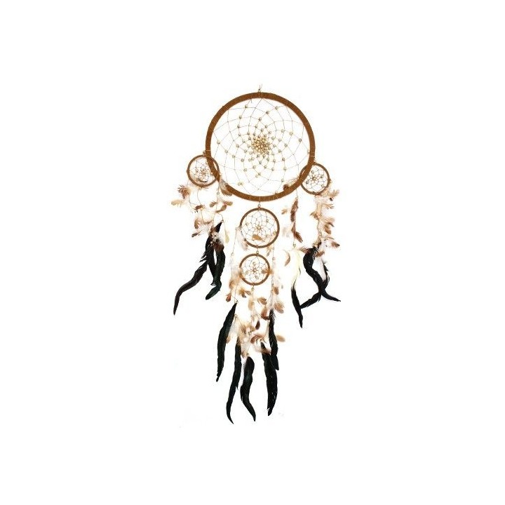 Bali Dreamcatchers - XLarge Round - Cream/Coffee/Choc - zdjęcie produktu