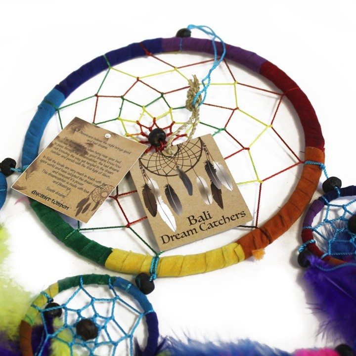 Bali Dreamcatchers - XLarge Round - Cream/Coffee/Choc - zdjęcie produktu