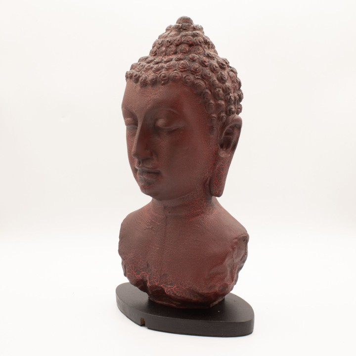 Buddha Bust Lamp Molton Lava - Oval Stand - zdjęcie produktu