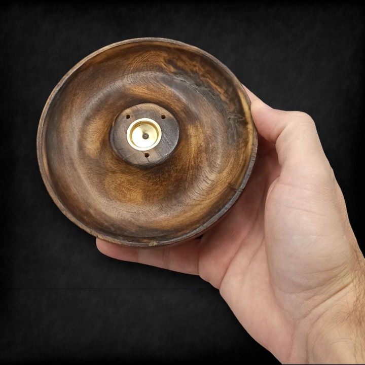 Incense Stick & Cone Burner Disc - Plain - zdjęcie produktu