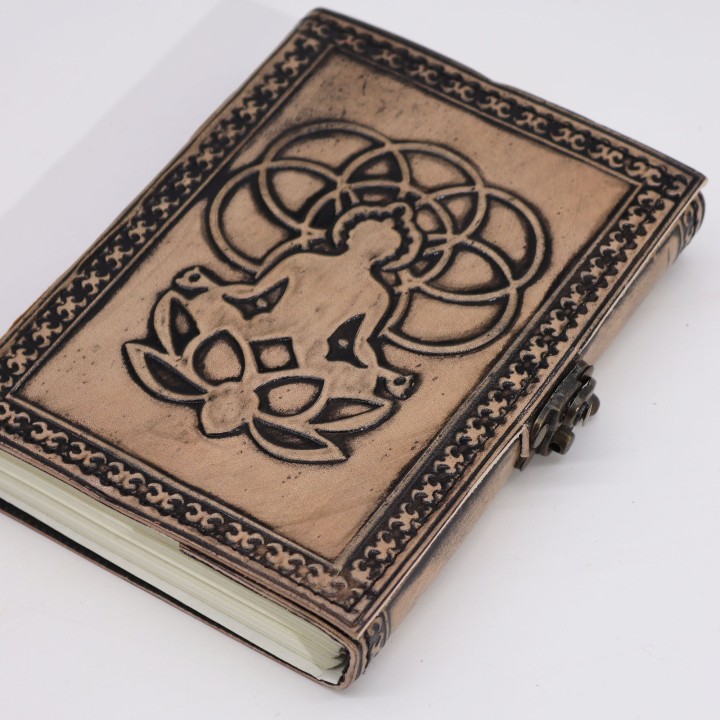 Buddha - Esoteric Notebook - Red Tan - 200 pages Stich Edge- 17.5x12.5x3cm - zdjęcie produktu