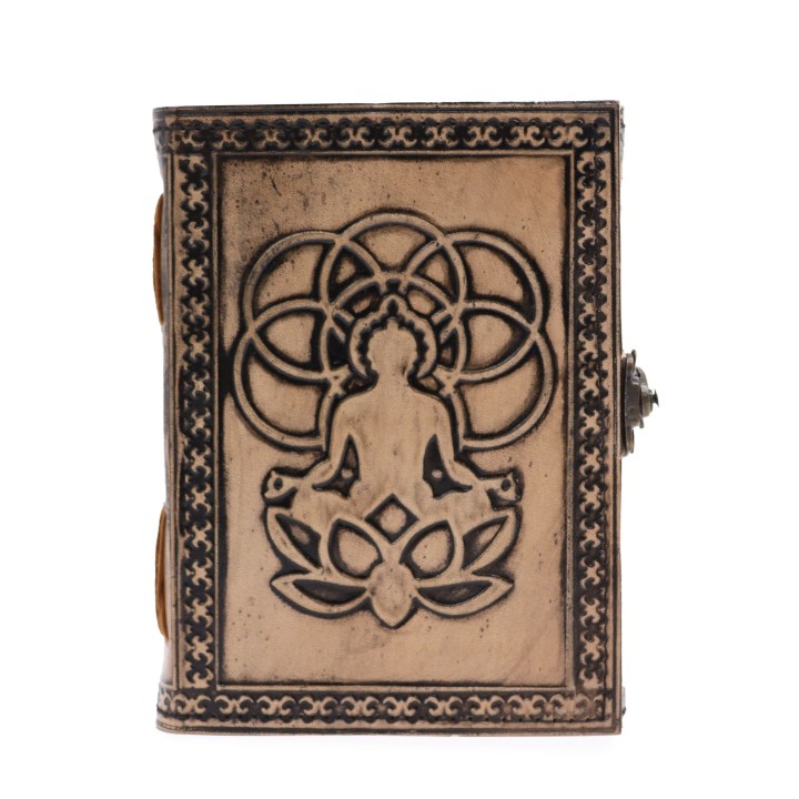 Buddha - Esoteric Notebook - Red Tan - 200 pages Stich Edge- 17.5x12.5x3cm - zdjęcie produktu