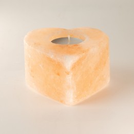 Salt Candle Holder - Med Heart - zdjęcie produktu