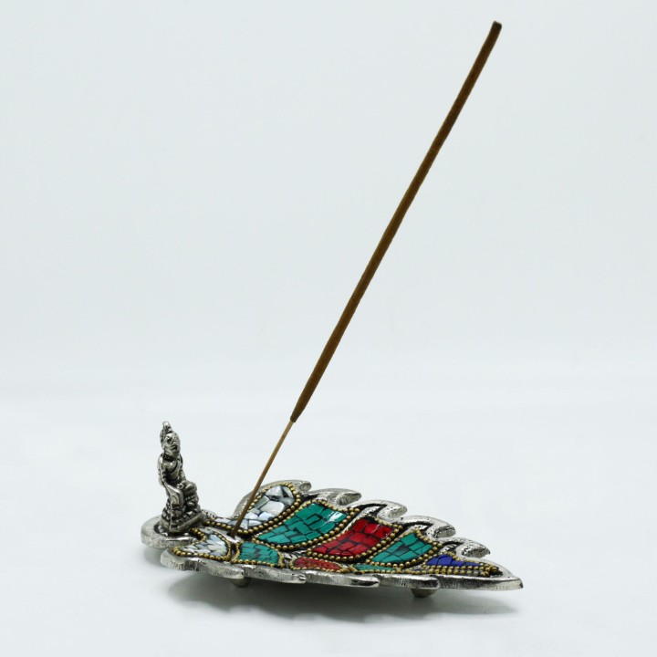 Buddha Leaf Tibetan Incense Holder - zdjęcie produktu