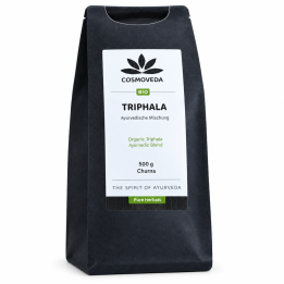 EKO Triphala Churna oczyszczanie jelit 500g Cosmoveda - zdjęcie produktu