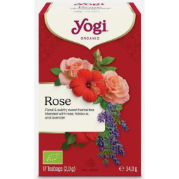 Herbata ROSE Różana BIO 17 torebek Yogi Tea - zdjęcie produktu