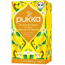 Herbata Cytryna Imbir & Miód Manuka 20 torebek Pukka - zdjęcie produktu