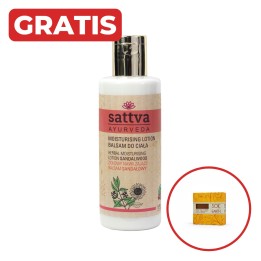 Balsam do ciała Drzewo sandałowe 210ml Sattva + gratis mydło