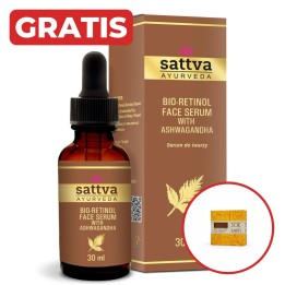 SATTVA BIO RETINOL SERUM Z ASHWAGANDHĄ, 30ML + gratis mydło