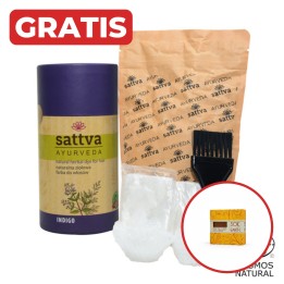 SATTVA FARBA ZIOŁOWA INDIGO 150G + gratis mydło