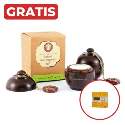Perfumy w szkatułce z drzewa różanego JAŚMIN 6g Song of India + gratis mydło