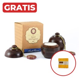 Perfumy w szkatułce z drzewa różanego PATCHOULI 6g Song of India + gratis mydło