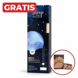 Dyfuzor Patyczkowy na Sen w Szkle AROMATHERAPY SLEEP 100ml Song of India + gratis stożki