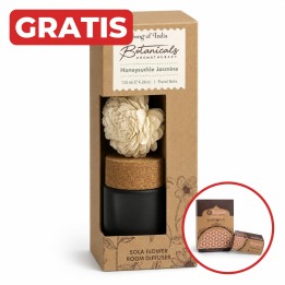 Dyfuzor Zapachowy do Pomieszczeń Kwiat Sola Jaśmin Wiciokrzew 120ml + gratis stożki