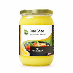 BIO Ghee masło klarowane 500g Cosmoveda do smażenia w wysokiej temperaturze