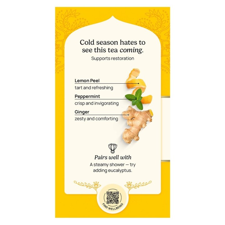 GINGER LEMON Imbirowo-cytrynowa BIO YOGI TEA - zdjęcie produktu
