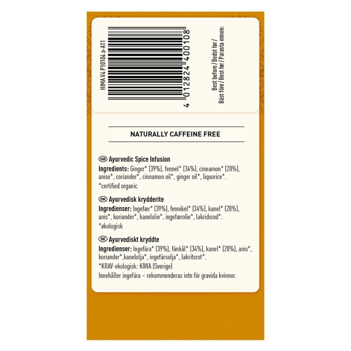 HIMALAYA CHAI Czaj z Himalajów BIO YOGI TEA - zdjęcie produktu