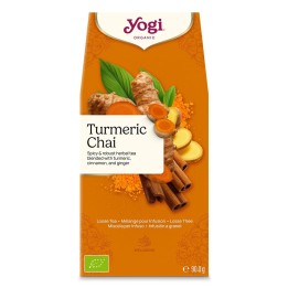 TURMERIC CHAI Czaj z kurkumą, sypana BIO YOGI - zdjęcie produktu