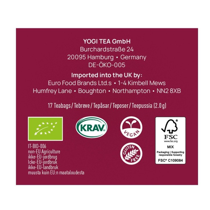 WOMEN'S TEA Meno Harmony BIO YOGI TEA - zdjęcie produktu