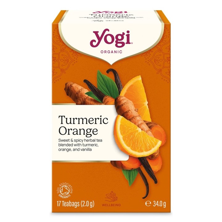 Herbata z Kurkumą i Pomarańczą Bio Yogi Tea - zdjęcie produktu