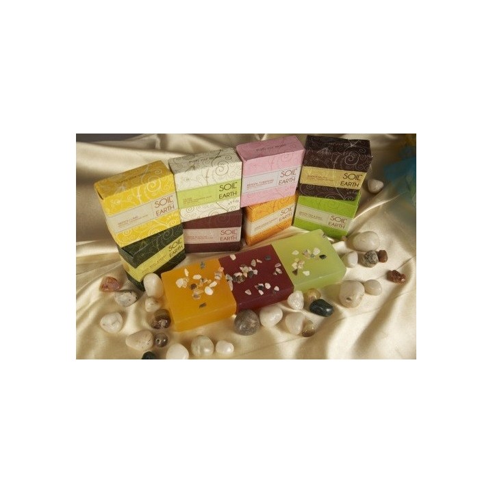 Naturalne Mydło Białe Piżmo (White Musk), 100g, Soil & Earth - relaksujące i odmładzające