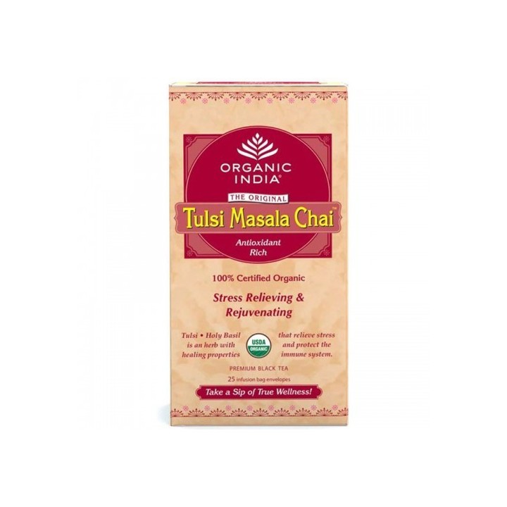 Herbata Tulsi Masala Organic India (25 torebek)