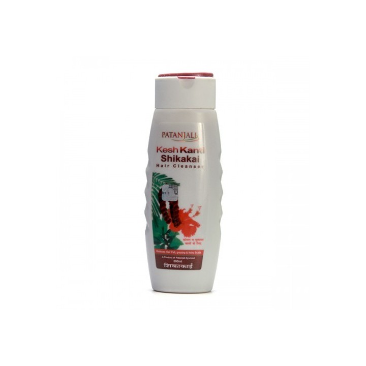 Ajurwedyjski szampon Shikakai 200ml PATANJAI - włosy osłabione, wypadające i siwiejące