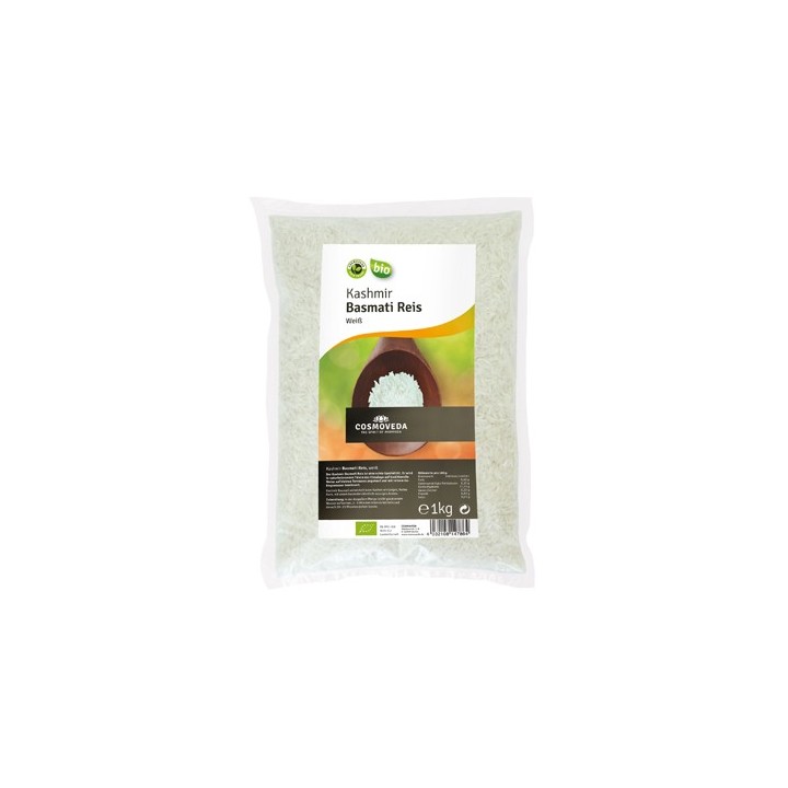 Ryż Basmati  Kashmir BIO 1kg Cosmoveda