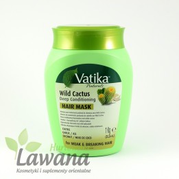 Maska do włosów Dziki Kaktus Vatika 1kg Dabur - włosy wypadające i łamliwe