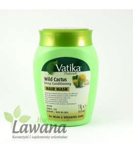 Maska do włosów Dziki Kaktus Vatika 1kg Dabur włosy wypadające i łamliwe
