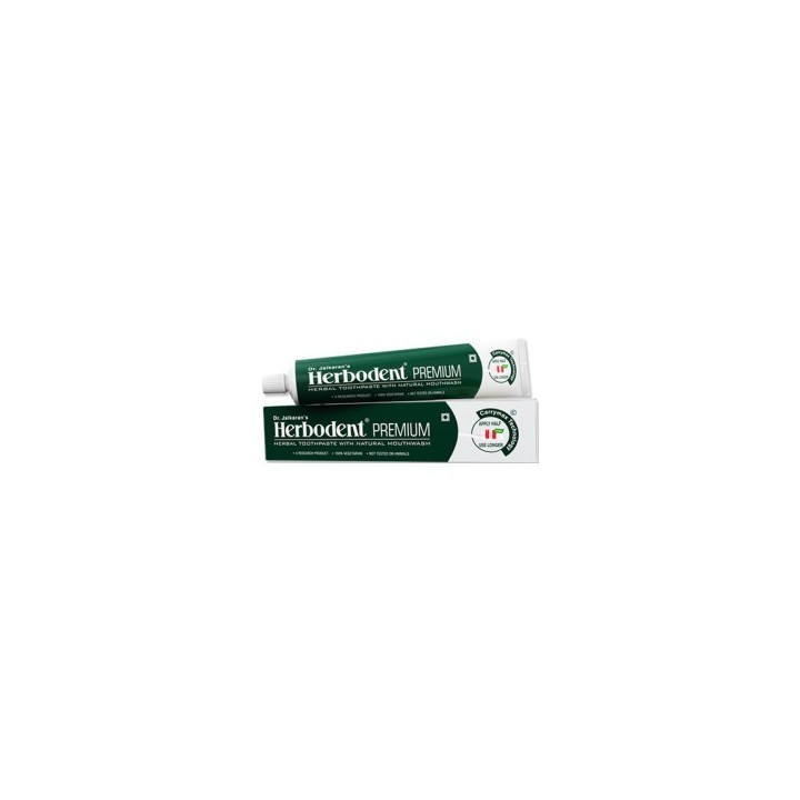 Ziołowa w 100% naturalna Pasta do zębów Herbodent Przeciw próchnicy Dr. Jaikaran - ajurwedyjska receptura 21 ziół