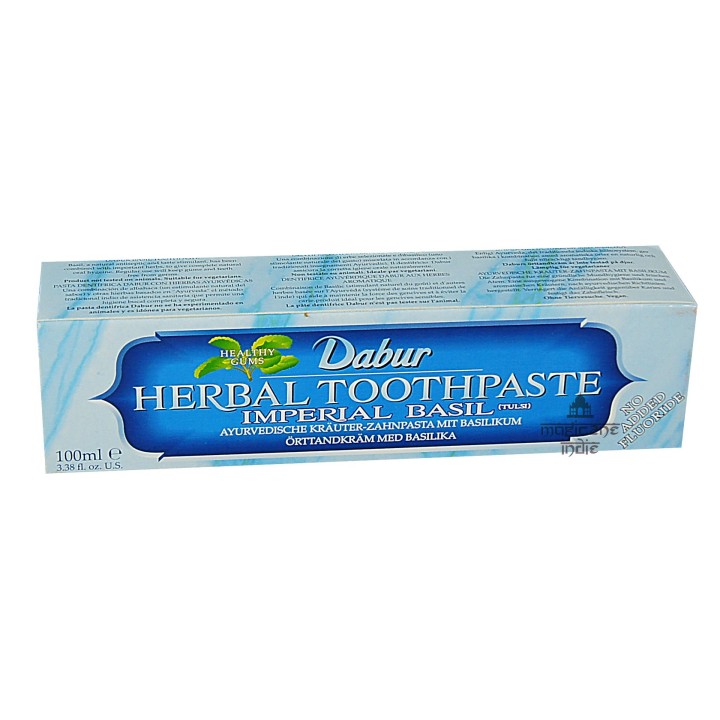 Ziołowa pasta do zębów z Tulasi (Święta Bazylia) 100ml Dabur