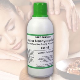 Mahanarayana Thailam Sree Sankara, ajurwedyjski olej do masażu, 250 ml