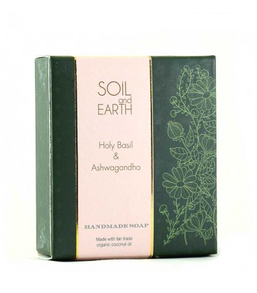 SOIL AND EARTH HANDMADE SOAP- HOLY BASIL 