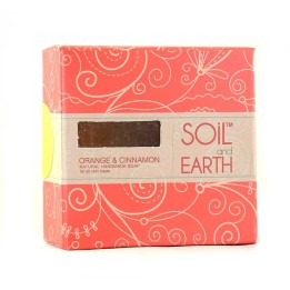 Mydło naturalne SOIL & EARTH - Pomarańczowe