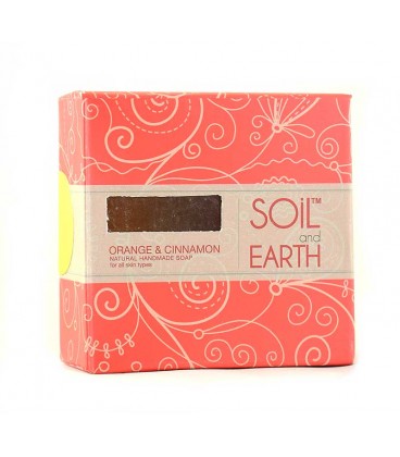 Mydło naturalne SOIL & EARTH - Pomarańczowe