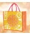 Jute bag "Flower of Life" by Spirit of OM, orange (orange / Regular)