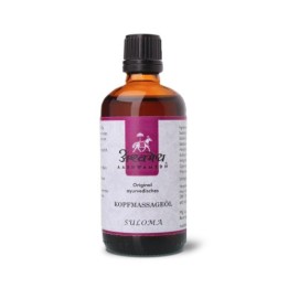 Suloma Ayurvedic Head Massage Oil, 100 ml The Suloma head massage oil based on sesame oil guarantees, with its valuable Ayurved