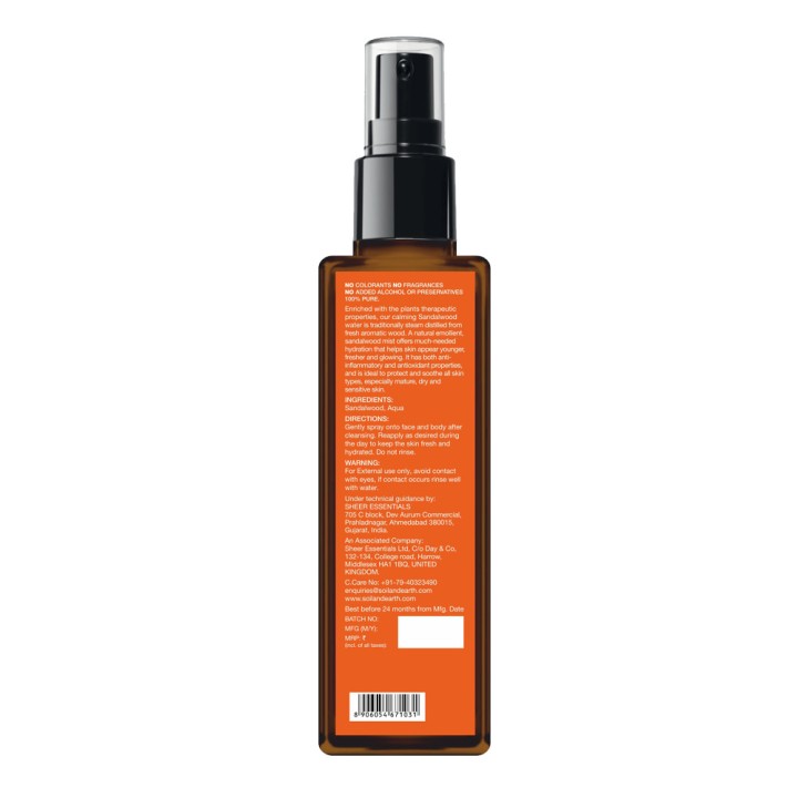 Woda z Sandałowca 100ml Soil & Earth