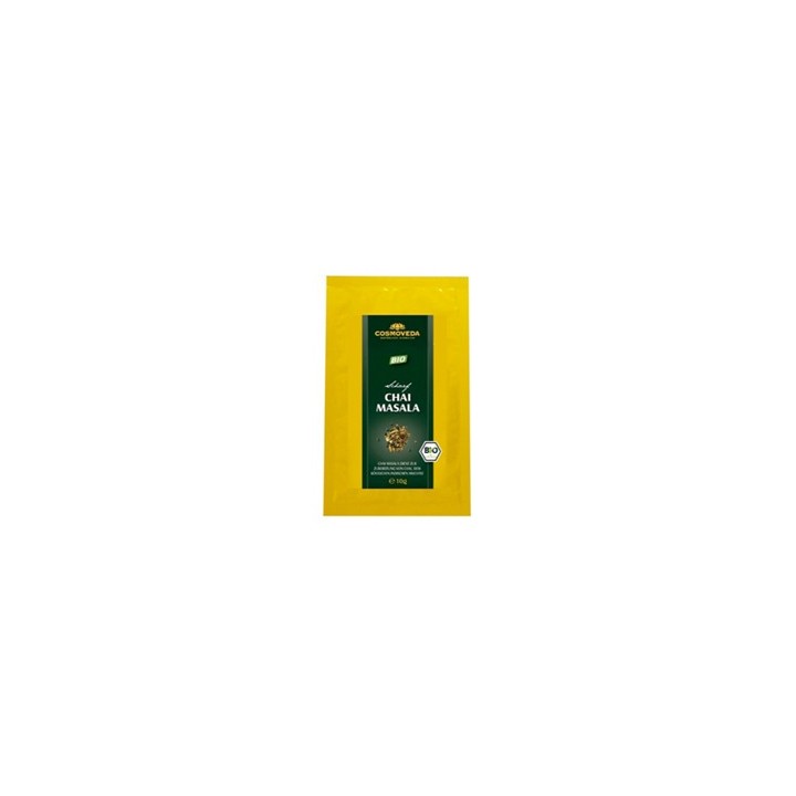 Masala Chai Organic mieszkanka przypraw do indyjskiej herbaty 10g Cosmoveda