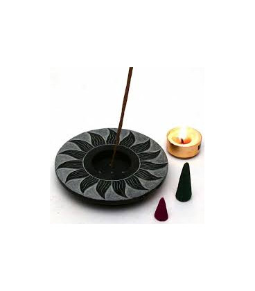 Sun Black Soapstone Multipurpose Burner IBS8938