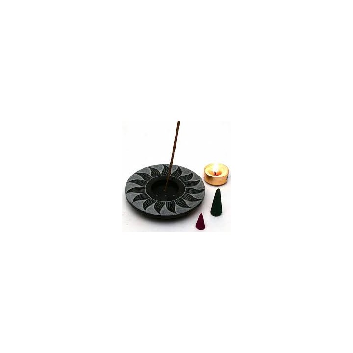 Sun Black Soapstone Multipurpose Burner IBS8938