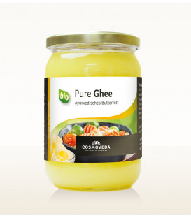 BIO Ghee masło klarowane 500g Cosmoveda do smażenia w wysokiej temperaturze