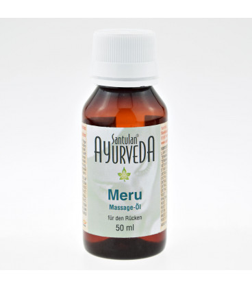 Kojący olejek do masażu kręgosłupa Kundalini (Meru) Oil 50 ml Santulan