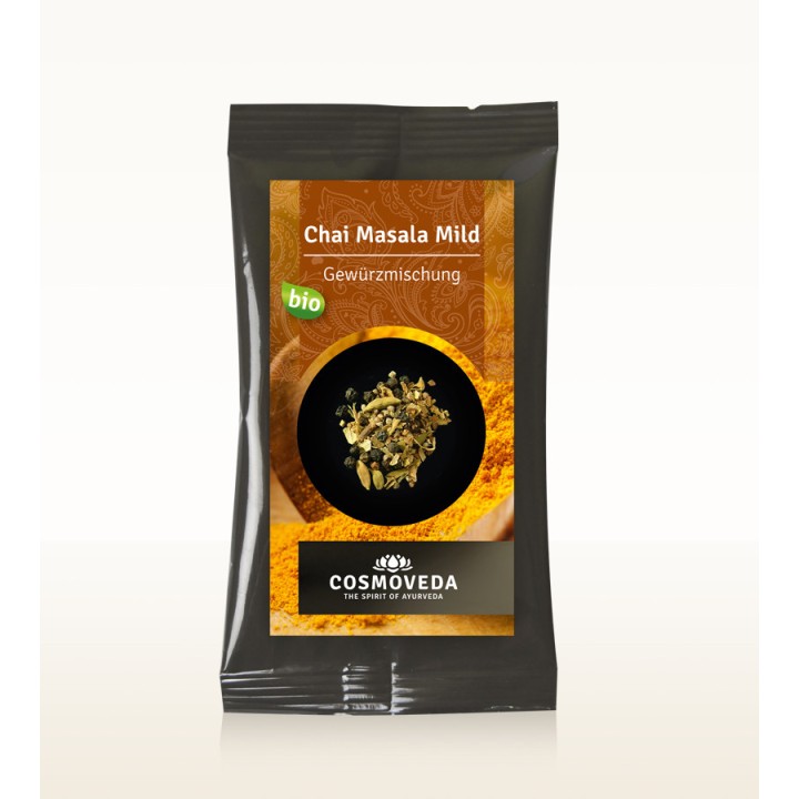 Masala Chai Organic mieszkanka przypraw do indyjskiej herbaty 10g Cosmoveda