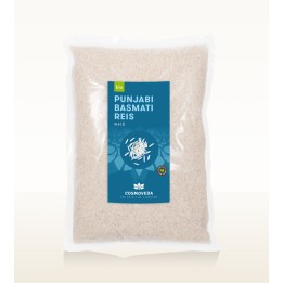Ryż Basmati Biały Punjabi ORGANICZNY 1kg Cosmoveda