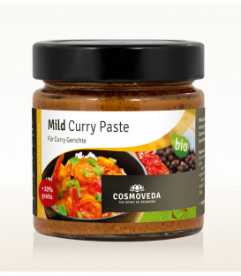 Łagodna Pasta Curry BIO 175g Cosmoveda Paste