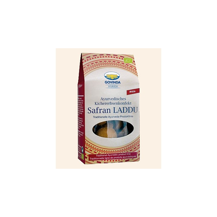 Saffron Laddu organic comfit, 120 g