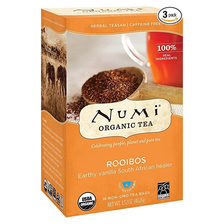 Organiczna herbata Rooibos, Numi Tea, 18 torebek